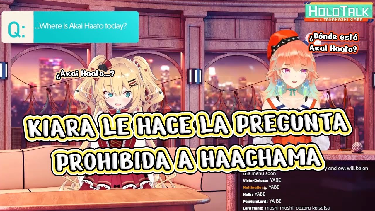Kiara le pregunta a Haachama sobre Akai Haato... [Hololive] [Sub. Español]
