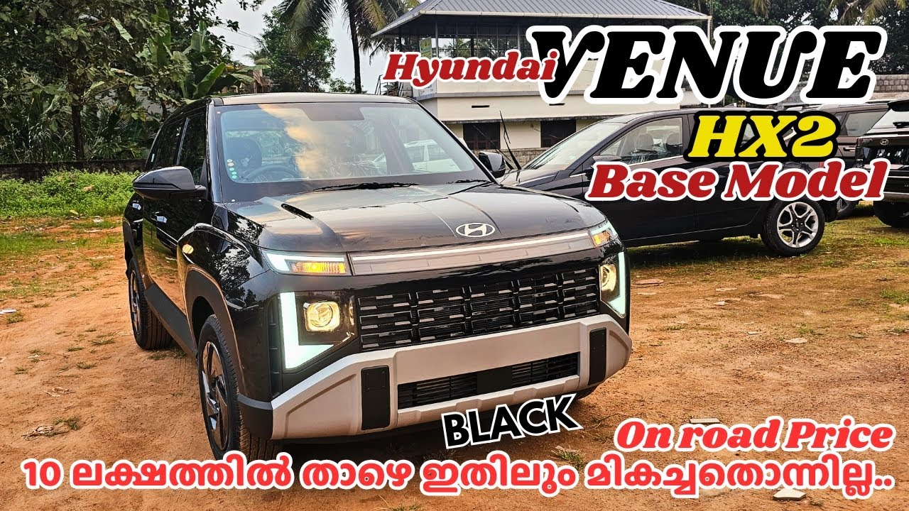 New Hyundai Venue Base Model Malayalam Review | 2025 Hyundai Venue HX2 Base model Review