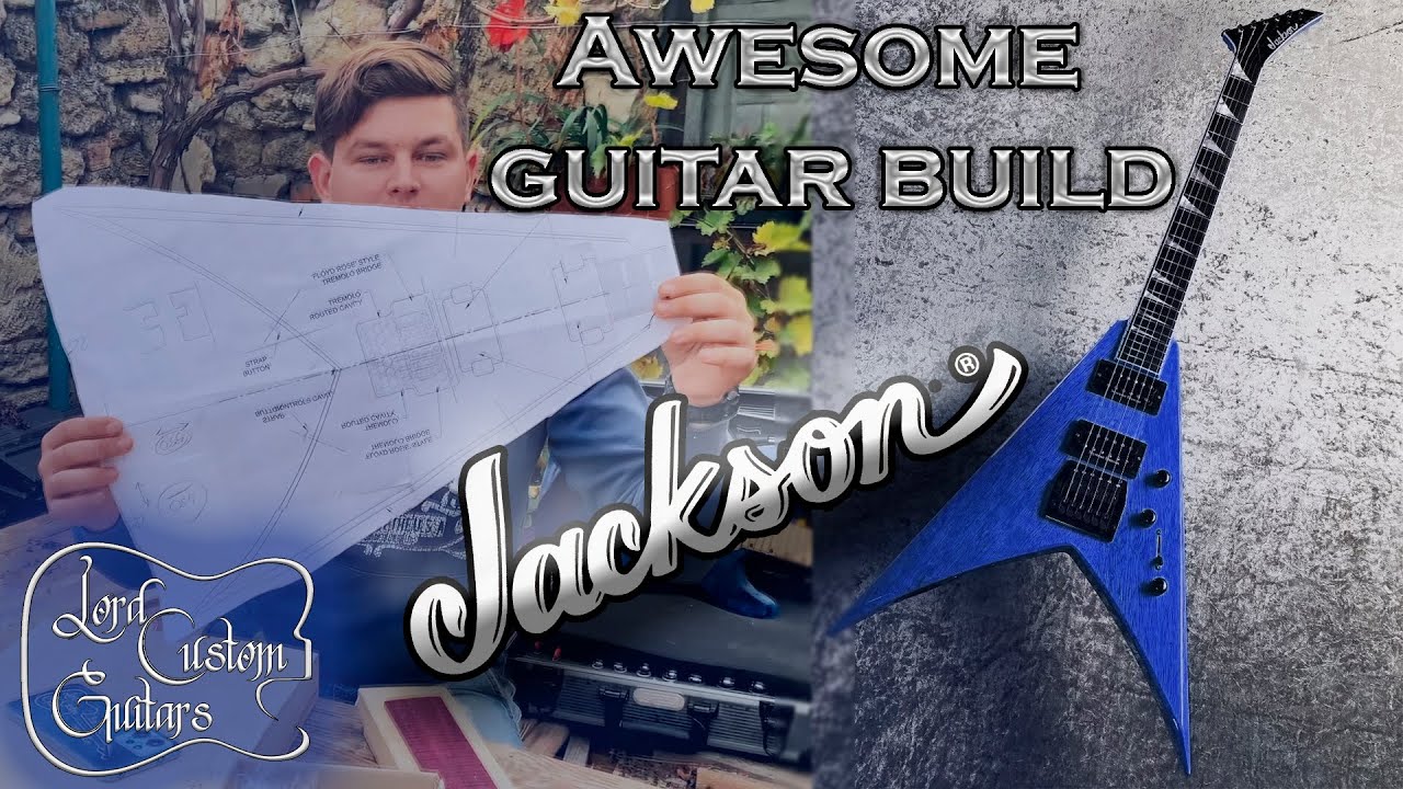 Jackson King V Replica - Початок будування гітари та огляд деталей - Awesome guitar build