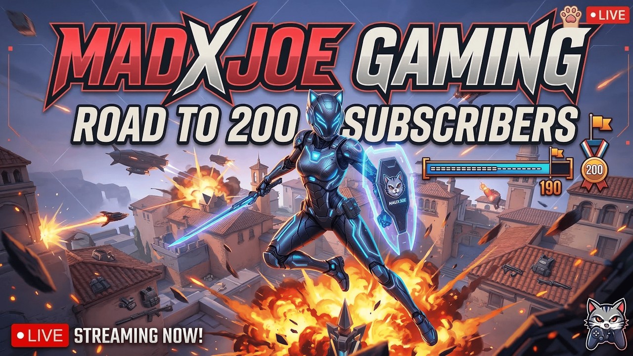 Road to 200 Subscribers | Platinum 1 | MadXJoe | #letsbuildvalocommunity