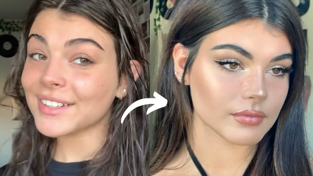 GLOWY MAKEUP TUTORIAL + faux freckles