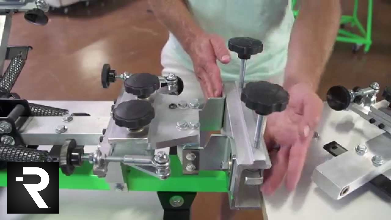 How To Install Micro Registration on the Riley Jr. Screen Printing Press