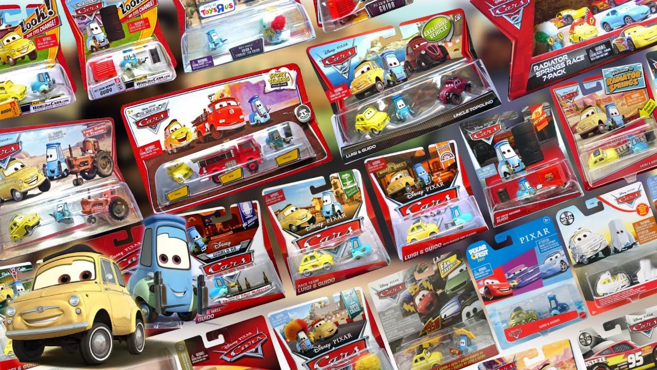 Every Luigi and Guido Diecast Released by Mattel (2006-2022) | Cars Diecast Throughout the Years