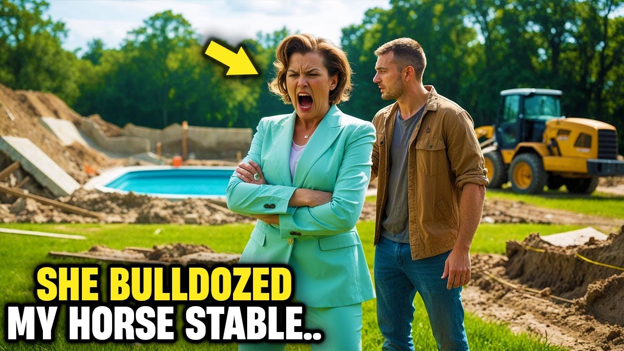 HOA Bulldozed My Horse Stables For A Pool, So I Sued Them And Built A Mega Barn On Their Parking Lot