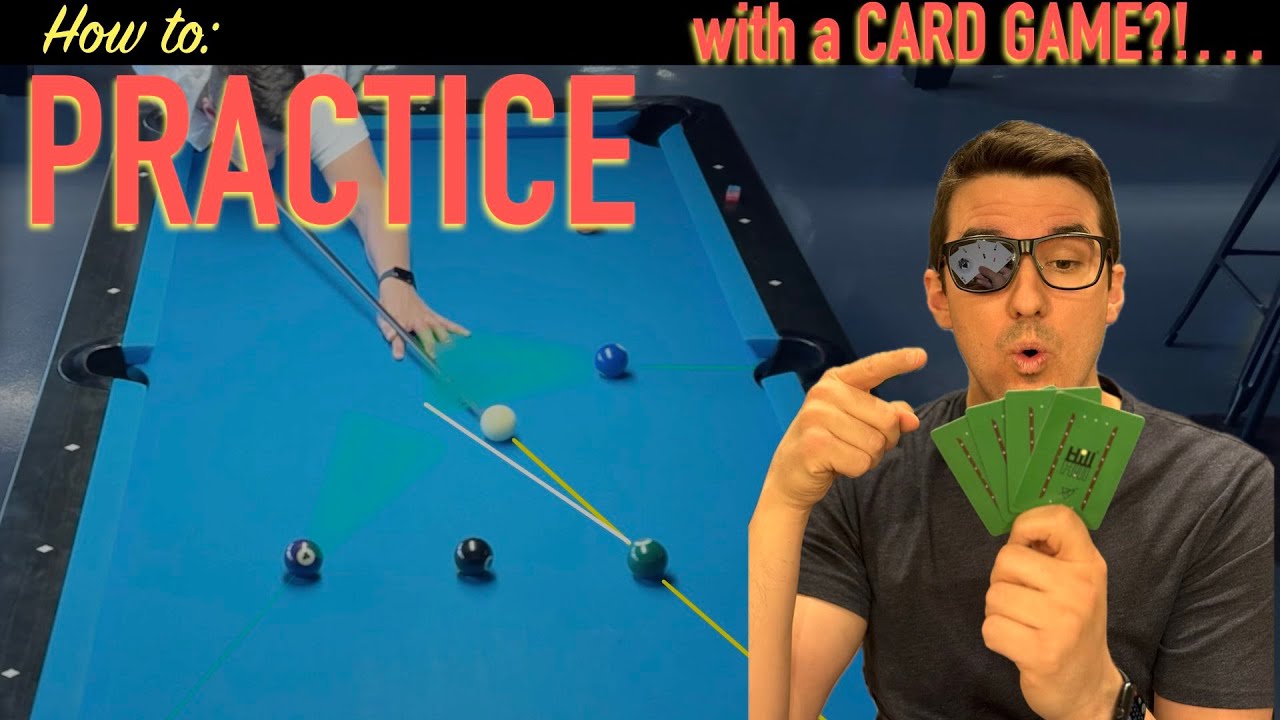 How to PRACTICE 8-ball runouts when you have no plan!  Hill Hill Card Game Review!