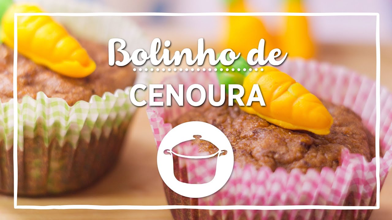 Prapapá - Bolinho de Cenoura Integral sem Açúcar Refinado
