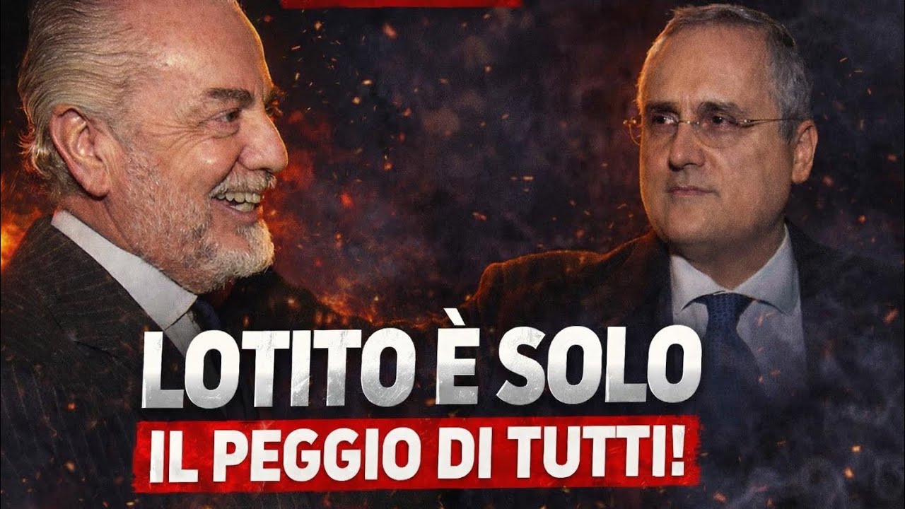 NON C’É FUTURO, LOTITO é da SOLO in SERIE A, NESSUNO PEGGIO di LUI…