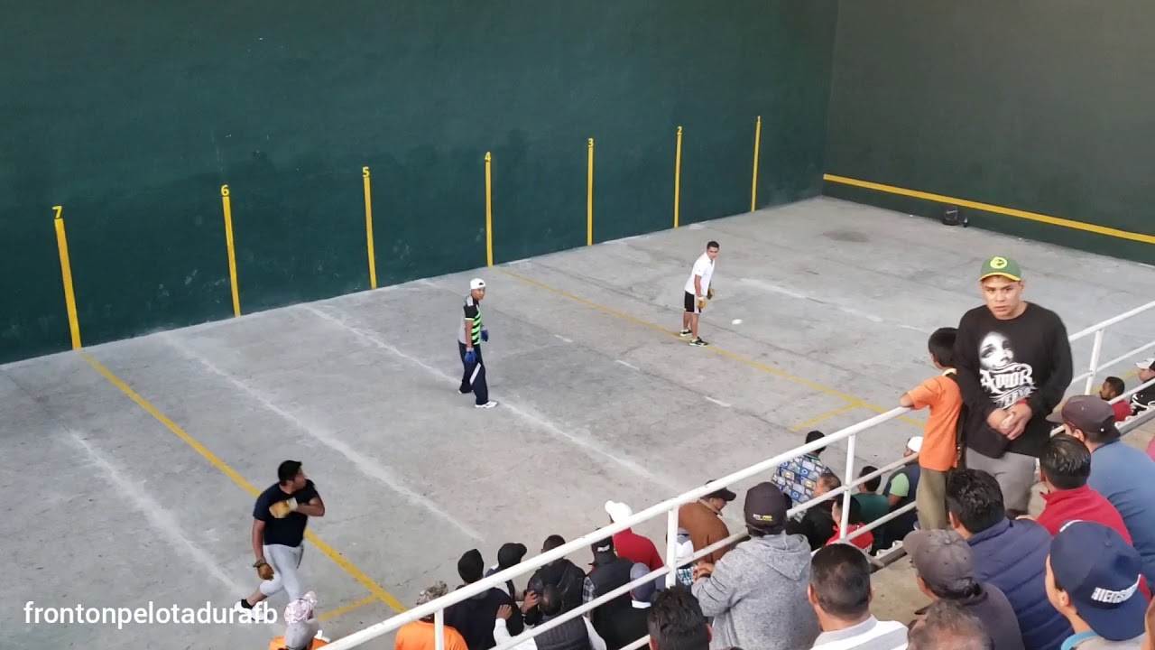 Frontón pelota dura Maravilla y Chupas vs Yegua y Yuca  último partido de esta jornada