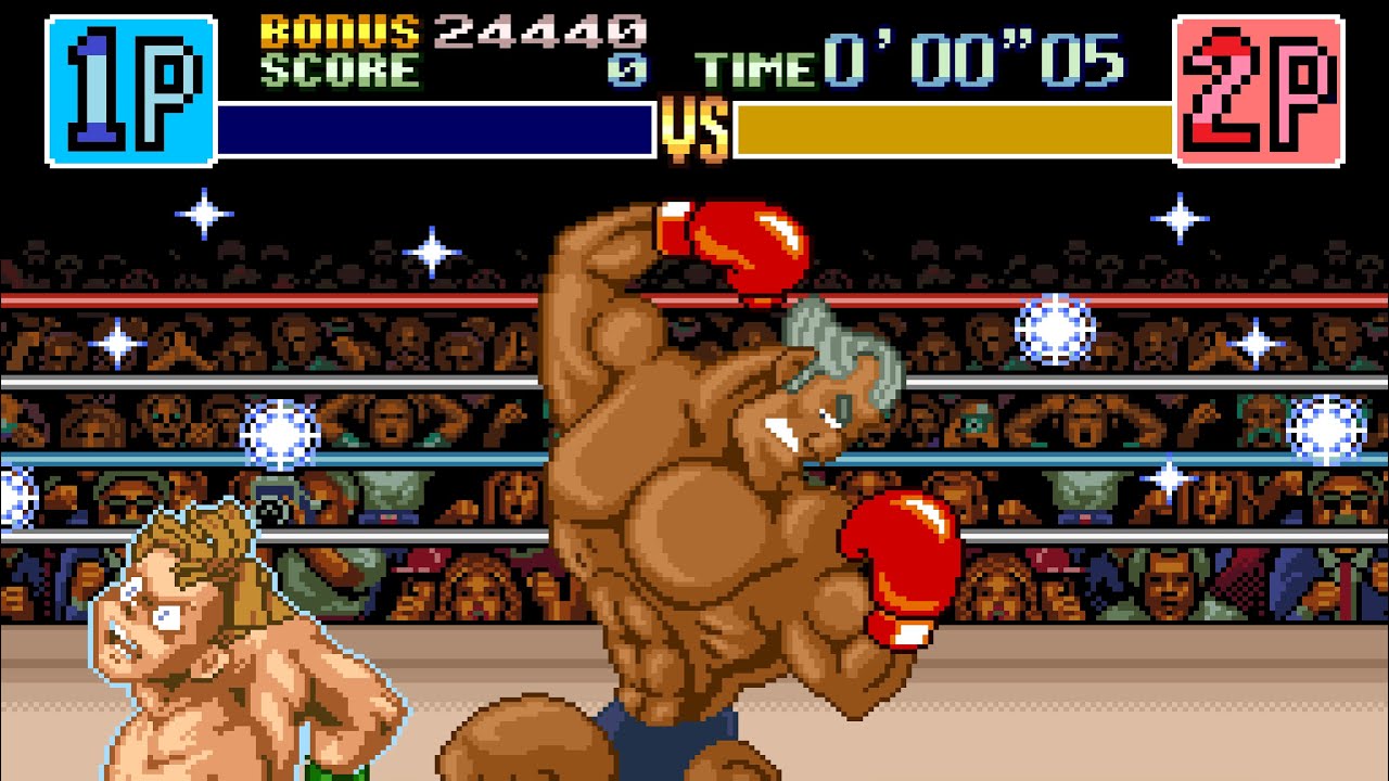 (TAS) Super Punch Out!! - 2 Player Mode [2P Wins All Fights] (