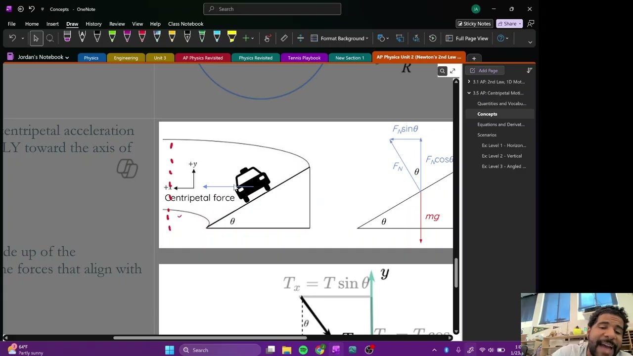 3.5 - Centripetal Motion Accompanying Video