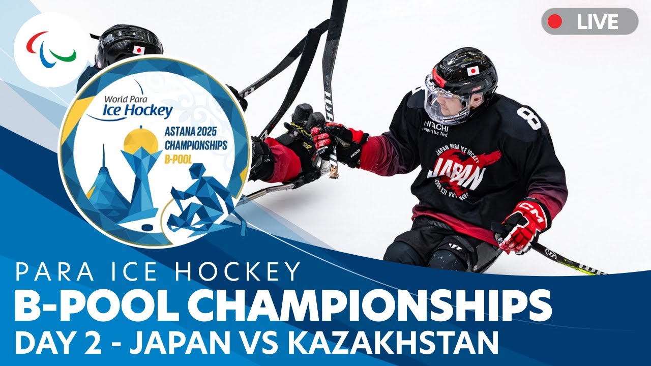Para Ice Hockey | JPN vs KAZ | Day 2 | World Championships B-Pool | Astana 2025