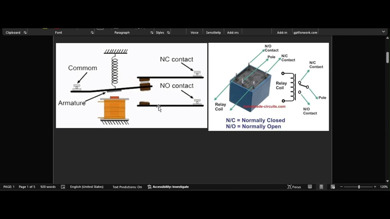 EXP1 principle of switches - Electromechanical switch 1