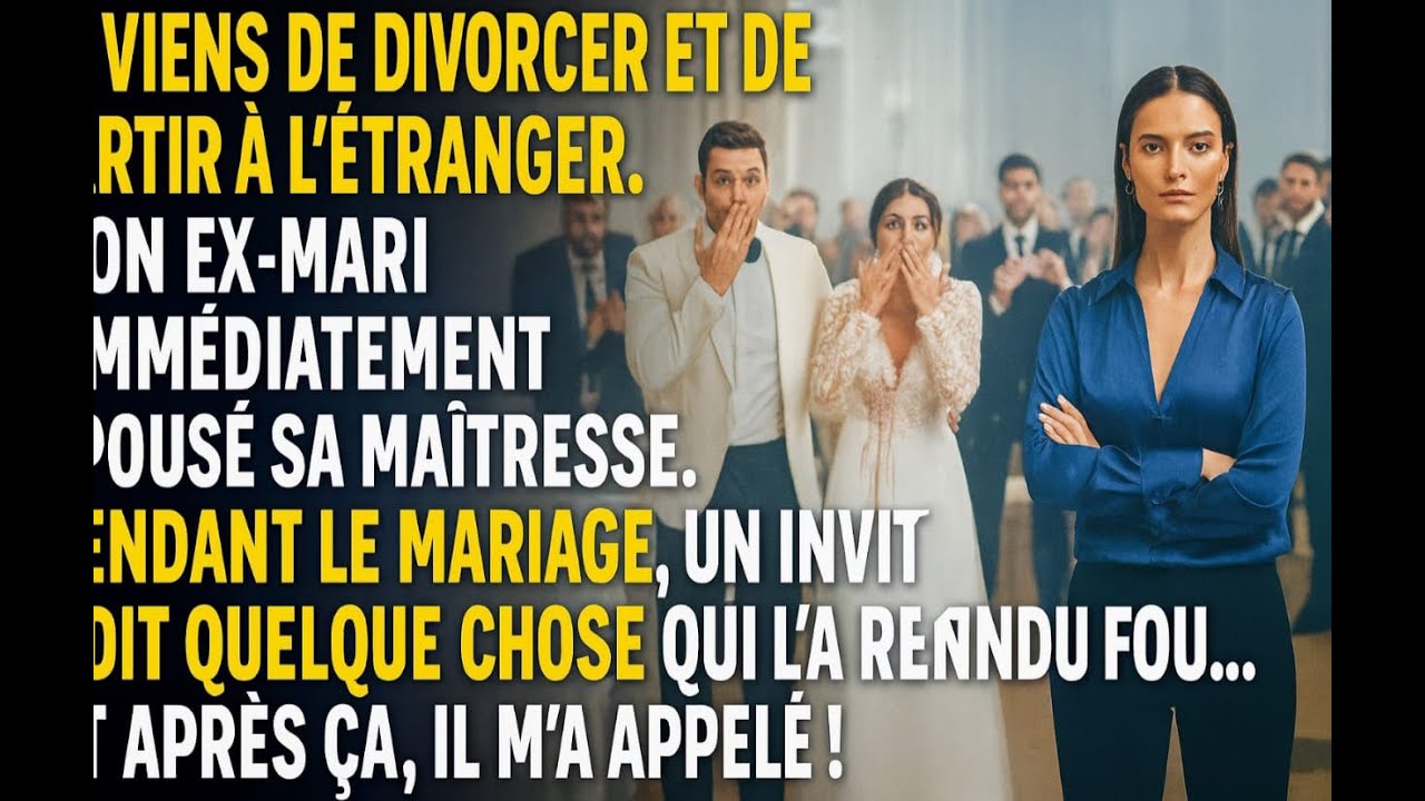 Marié à sa maîtresse, il pensait avoir gagné… jusqu’à ce qu’un invité dévoile la vérité