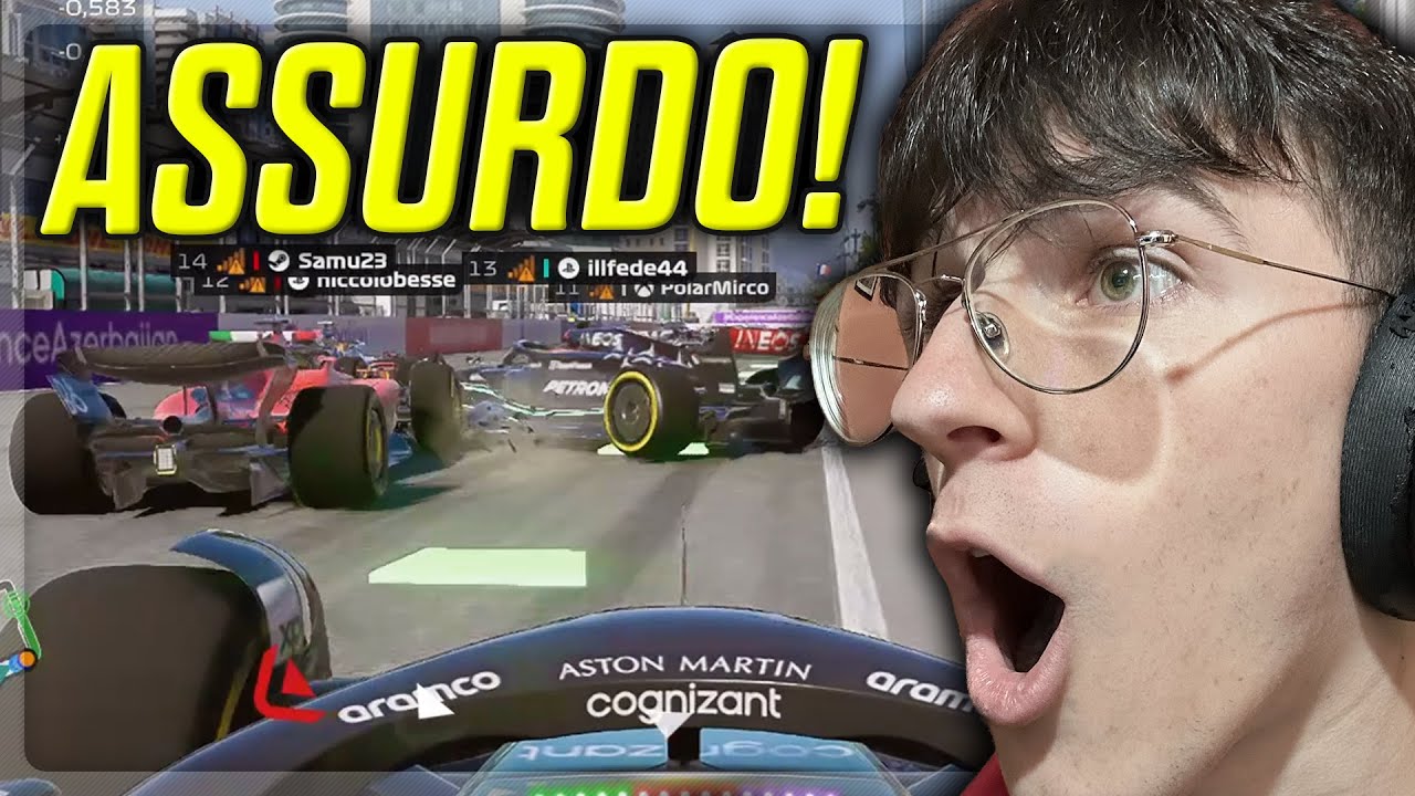 REAGISCO AI VOSTRI INCIDENTI SU F1 23 ONLINE 😵‍💫😵‍💫😵‍💫
