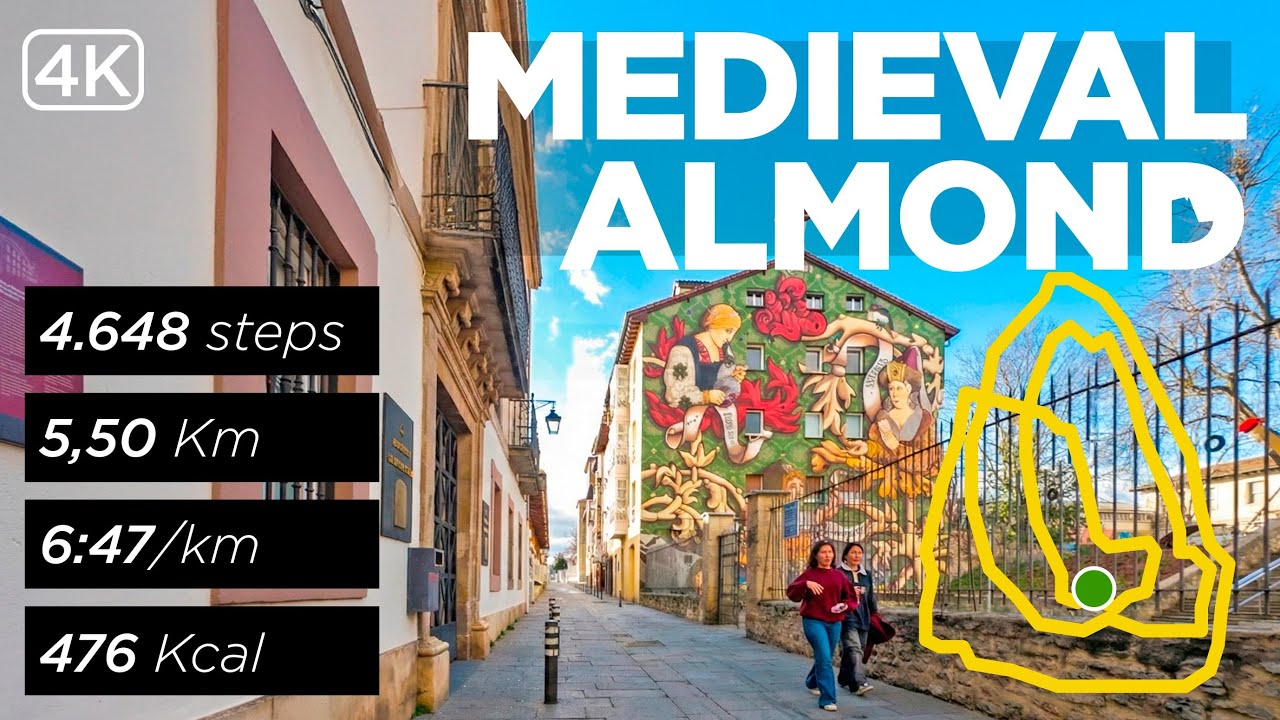 26 01 27 — Vitoria-Gasteiz “Medieval Almond” old-town loop | 5.5 km at 6:47/km