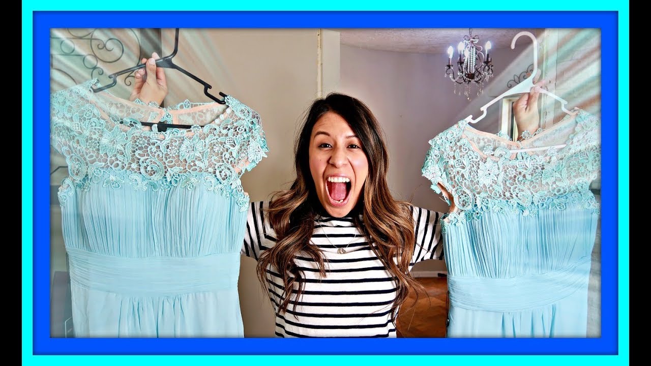 THEY ARE FINALLY HERE! | BRIDESMAIDS DRESSES!