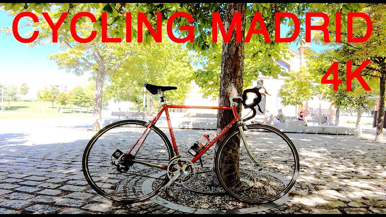 Cycling Madrid - La Latina, Casa Del Campo, Madrid Río (río Manzanares), Matadero - 4k