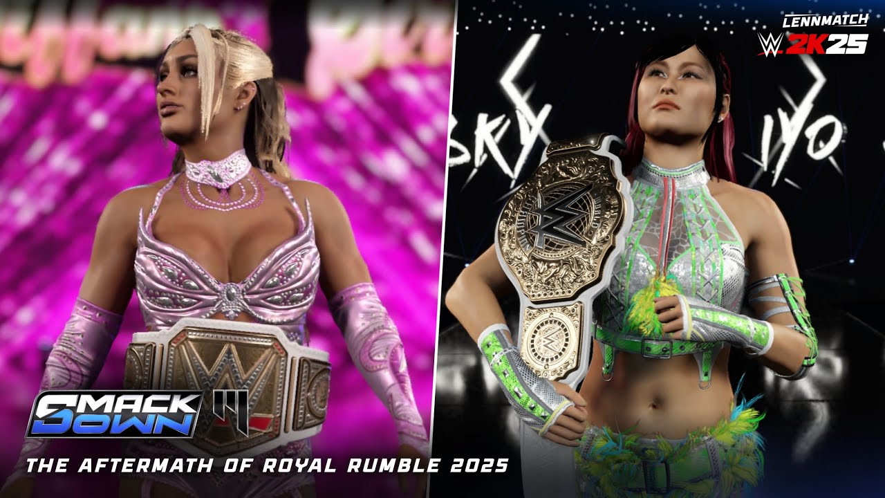 IYO SKY vs. Tiffany Stratton — แชมป์ ชน แชมป์ ควันหลง WM41: SmackDown: Mutiny | WWE 2K25