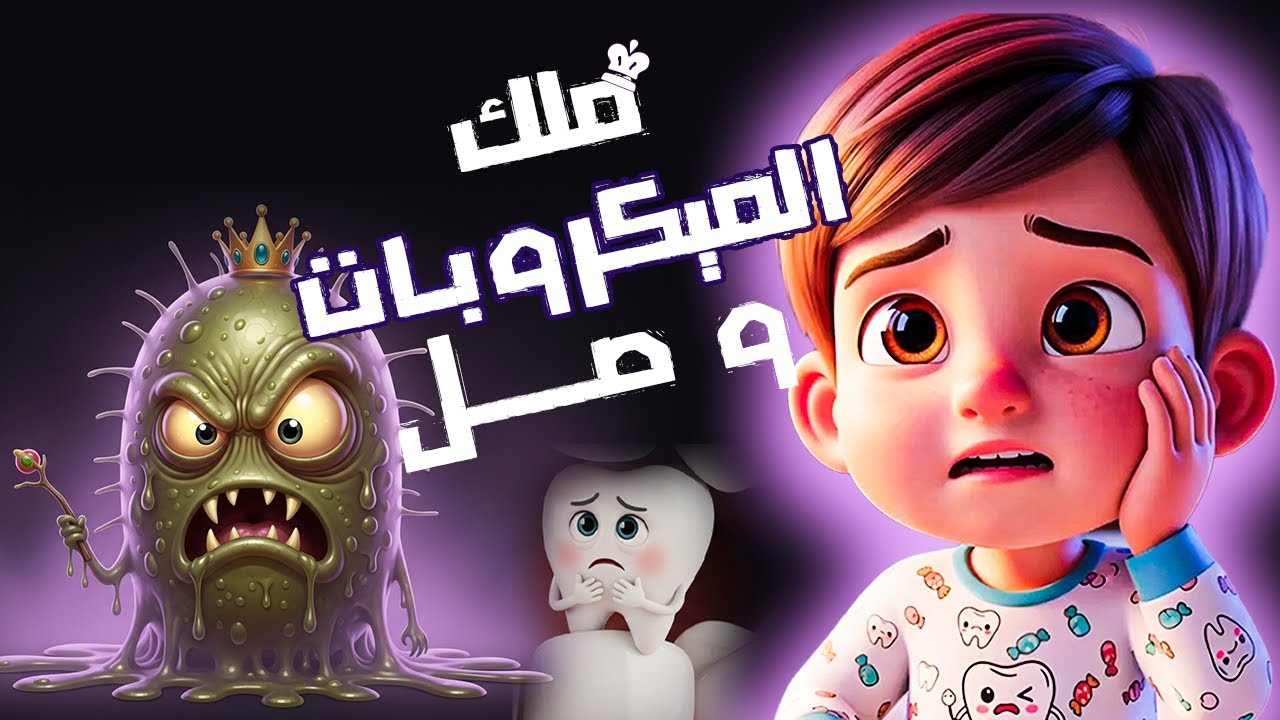 🦷المعركة الكبرى بين الأسنان والميكروبات!👑ملك الميكروبات يغزو الأسنان!The Great Battle:TeethvsGerms!