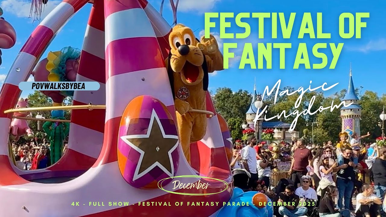 Disney Festival of Fantasy Parade | Magic Kingdom | 4K Full Show