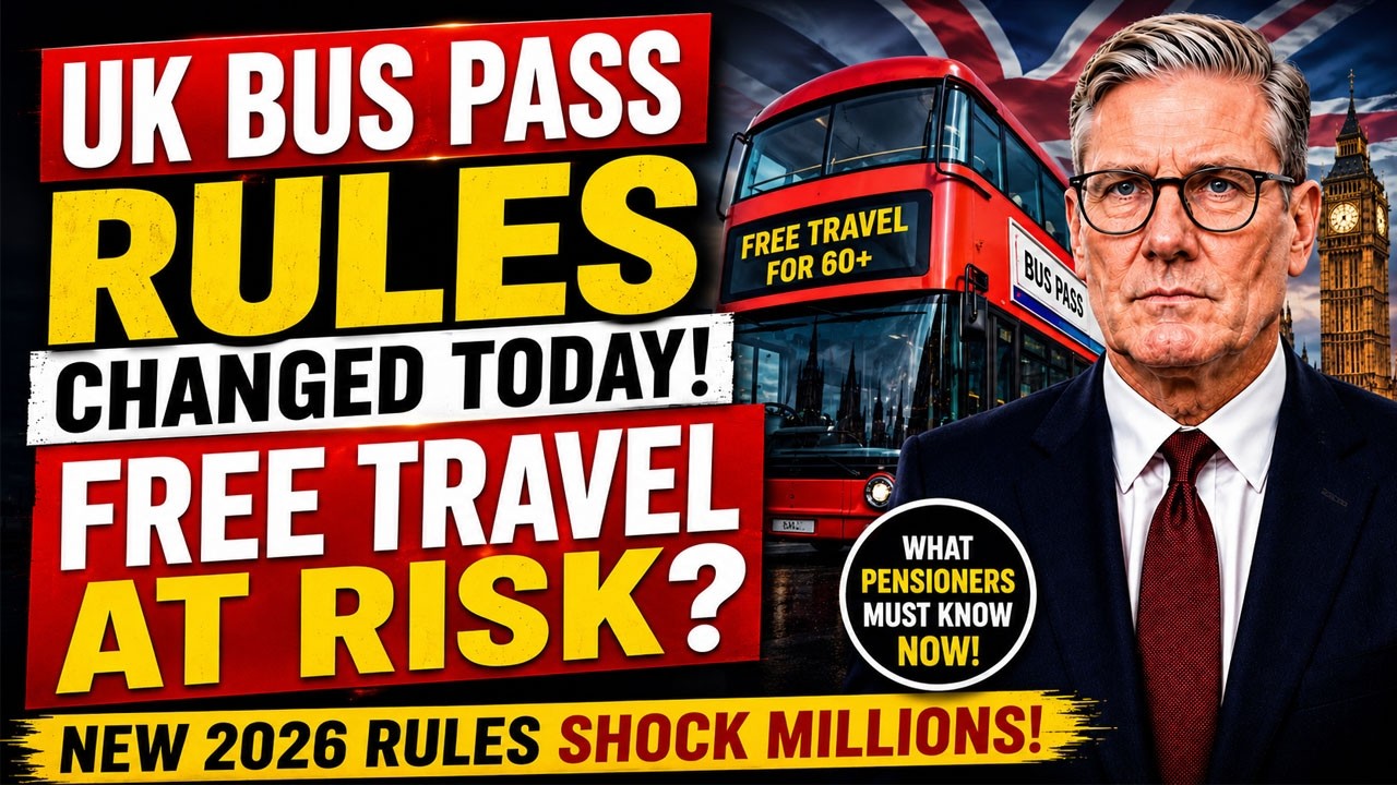 Big UK Bus Pass Update 2026 &ndash; New Rules Every Pensioner Should Know