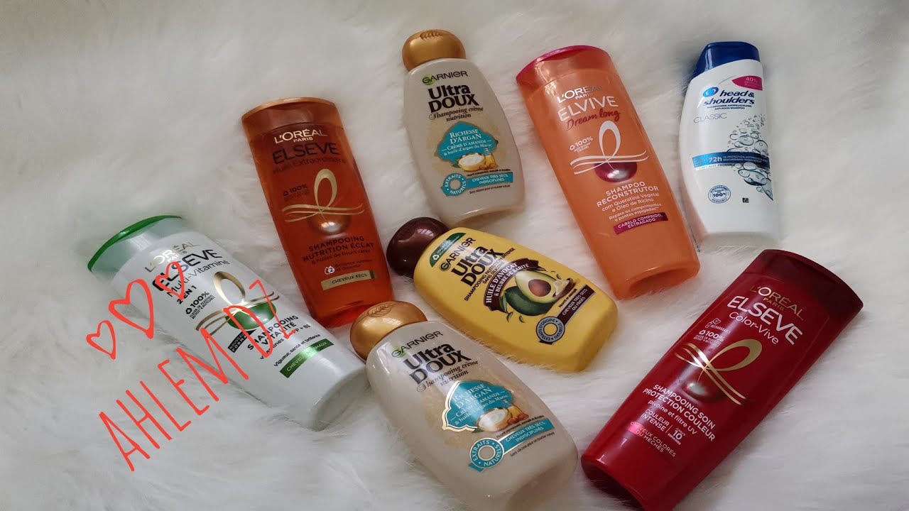 مجموعة من شامبو🚿🧴 لشعر الجاف و ضد القشرة