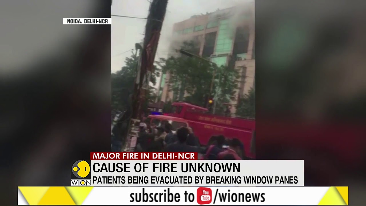 Massive fire in Noida hospital: Rescue operations underway