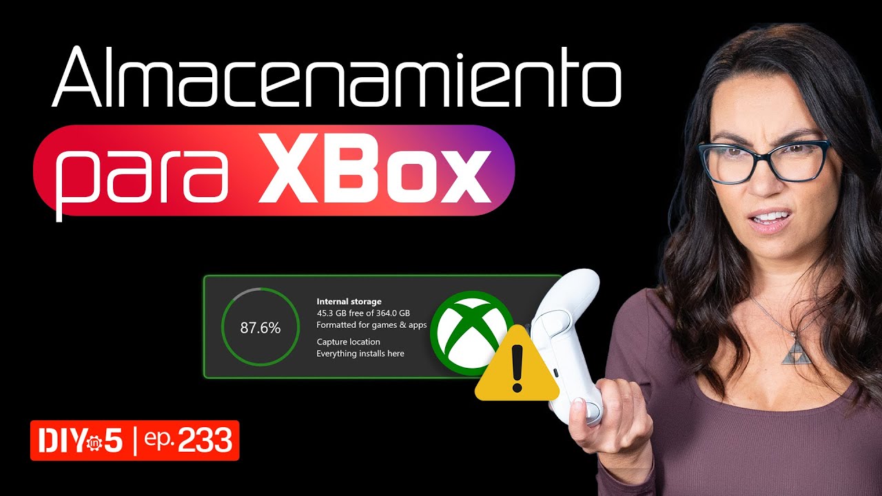 Almacenamiento externo para XBox - #DIYin5 ep.233