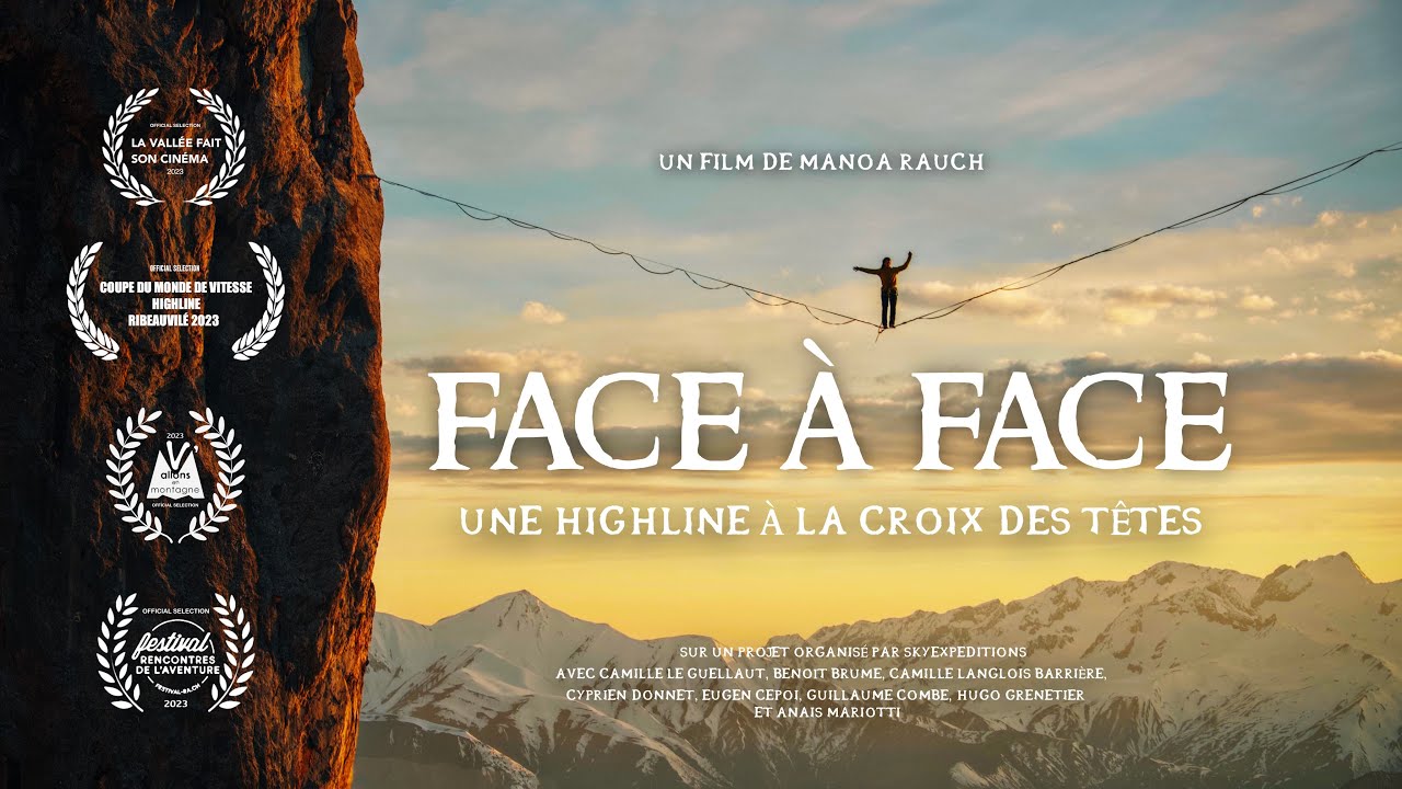FACE à FACE - Une Highline à la Croix des Têtes (FILM)