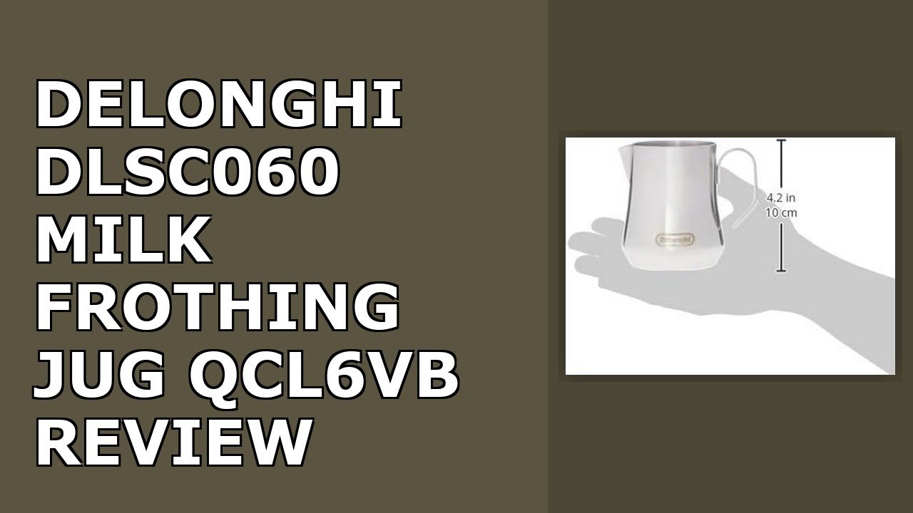 De'Longhi DLSC060 Milk Frothing Jug, 12 oz, Stainless Steel Review