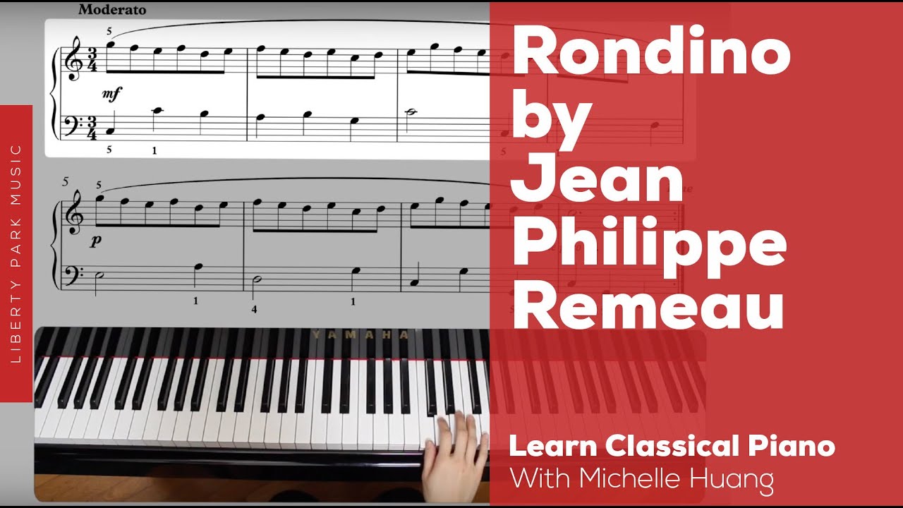 Rondino by Jean Philippe Rameau | Early Intermediate Piano | Video Lesson