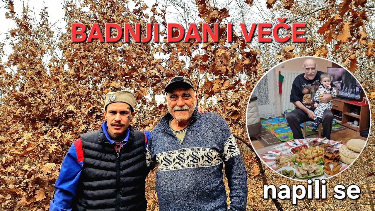 BADNJI DAN I BADNJE VEČE UZ RAKIJU I ŠALU! *napili se* -tajson umalo pao-