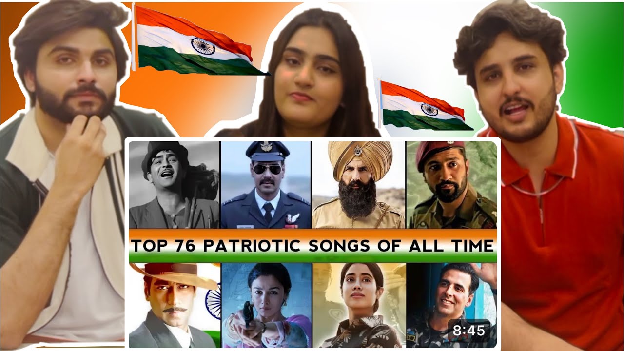 Pakistan 🇵🇰 Reaction on Top 76 Patriotic Songs of India 🇮🇳 | Indian Top Patriotism Songs❤️