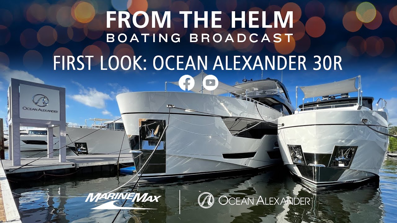 Yacht Tour with Yachting Magazine | All-New Ocean Alexander 30R | First Look