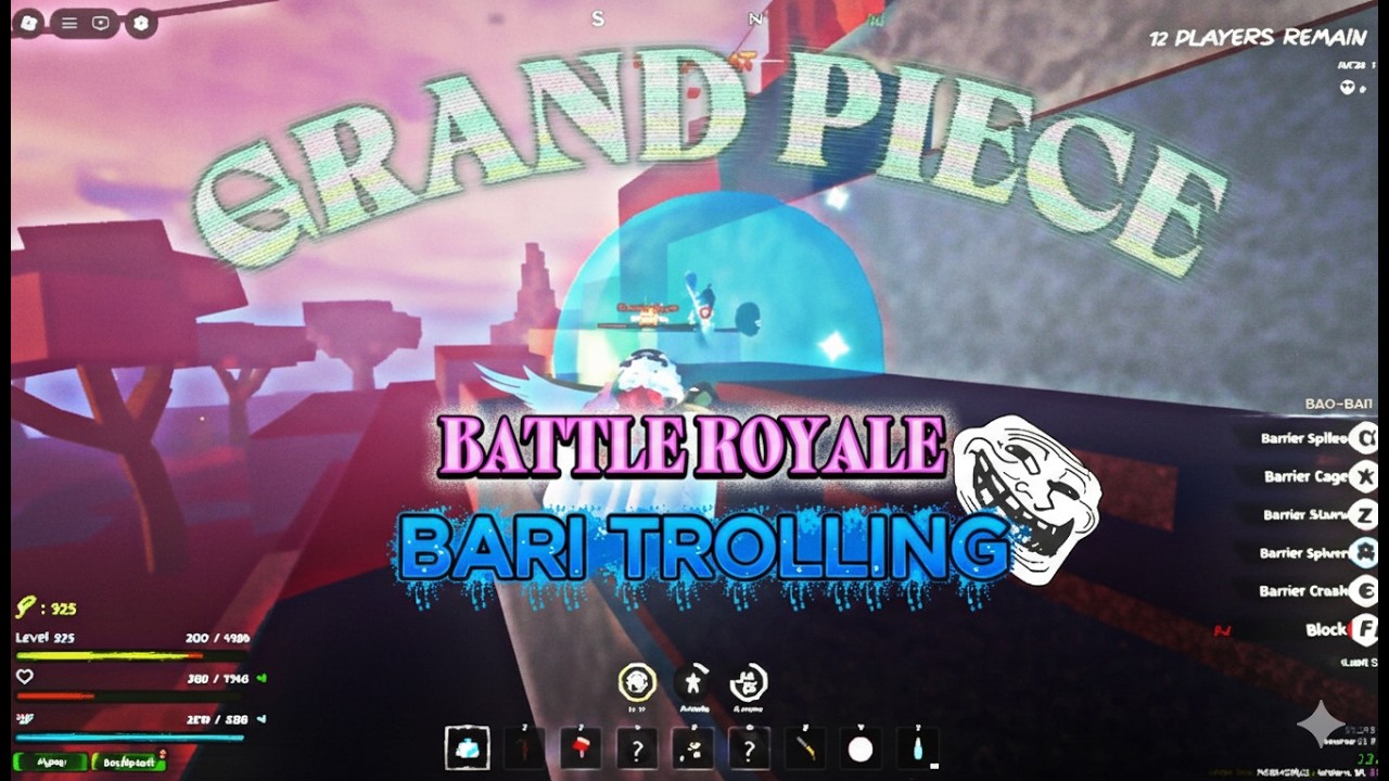 GPO BATTLE ROYALE ( BARI TROLLING ) - Grand Piece Online