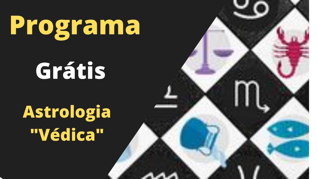 Programa GRATIS para fazer Mapa Astral (Jyotish - 