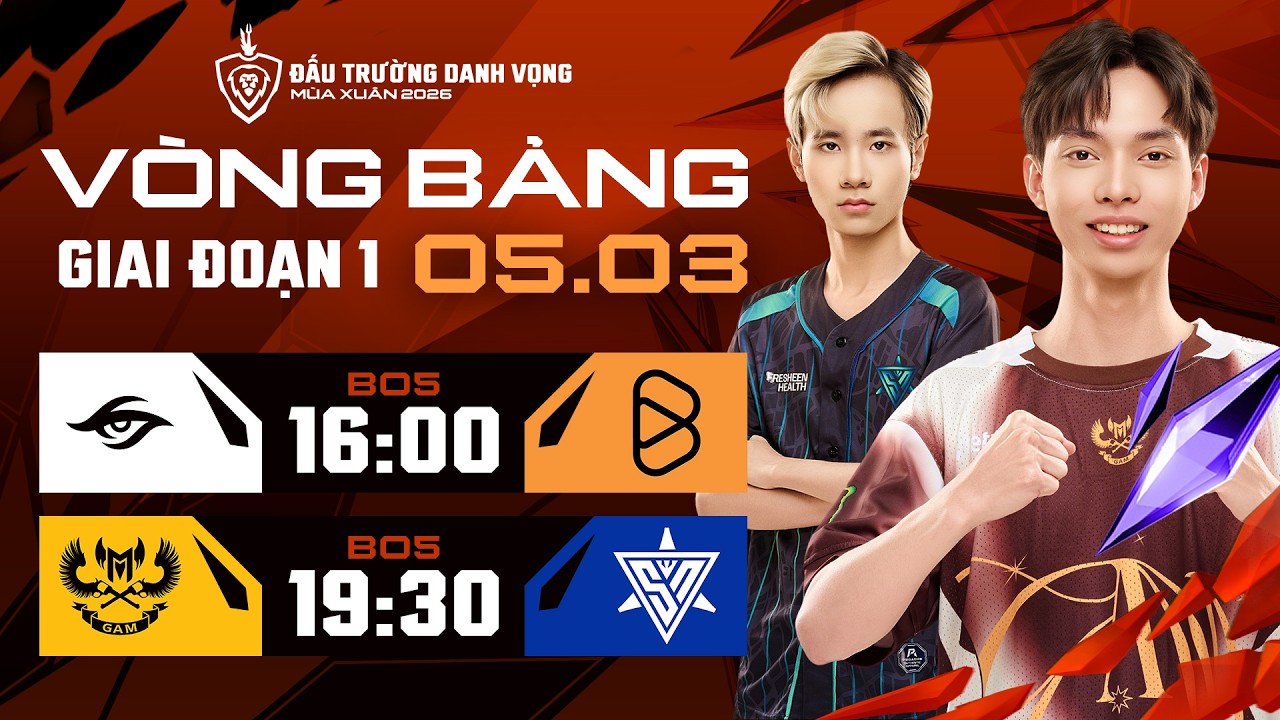 🔴 TRỰC TIẾP: TEAM SECRET vs BOX GAMING | GIAI ĐOẠN 1 - LƯỢT ĐI | ĐTDV MÙA XUÂN 2026