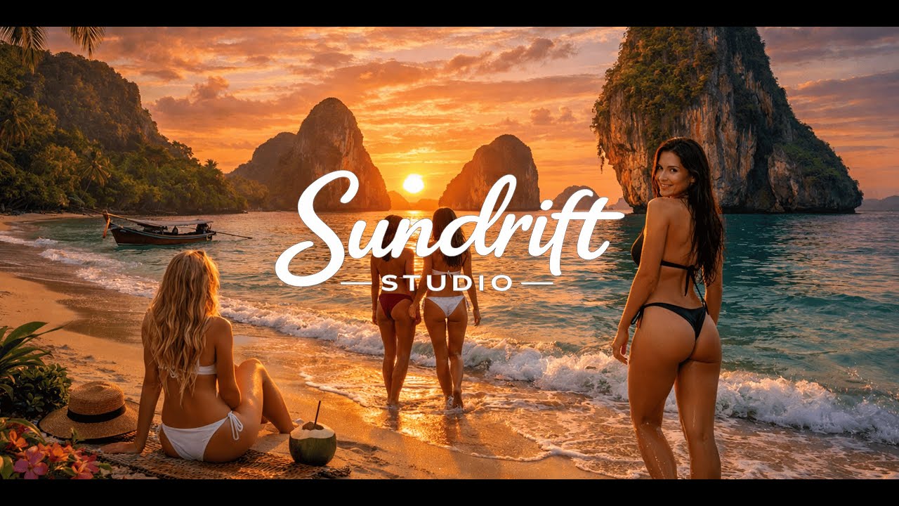 Chill Beach Vibes Deep House Sunset Music Mix - Relax & Chill Sundrift Studio