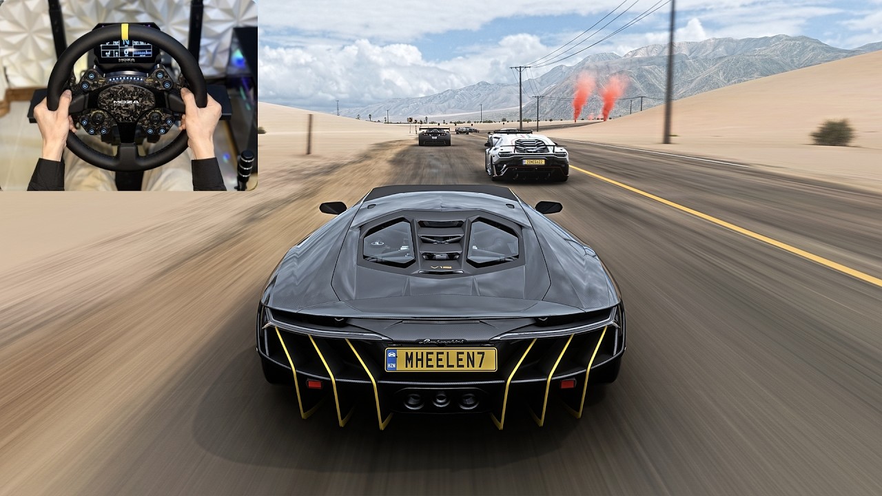 1390HP Lamborghini Centenario LP770 -4 |Racing Hypercars Forza horizon 5  |Steering Wheel Gameplay