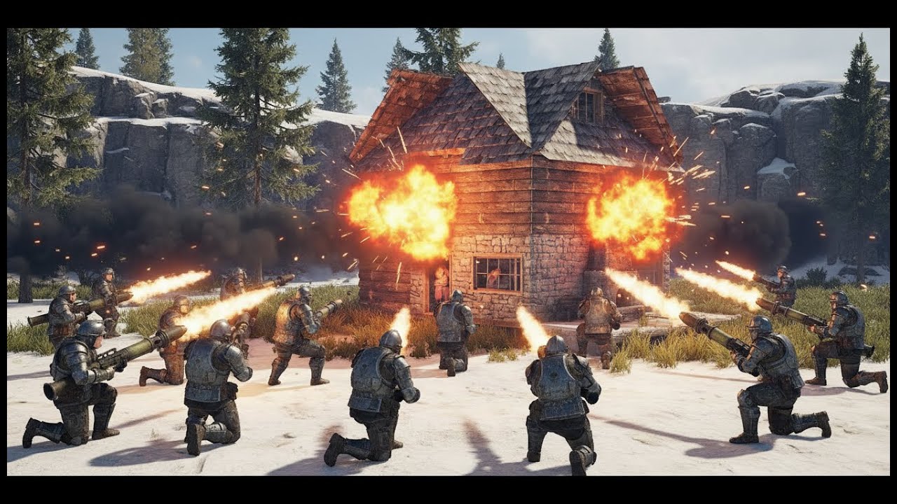 ЖЕНЩИУ РЕЙДЯТ 12 Человек в RUST   ▏Нарезочка с вайпа