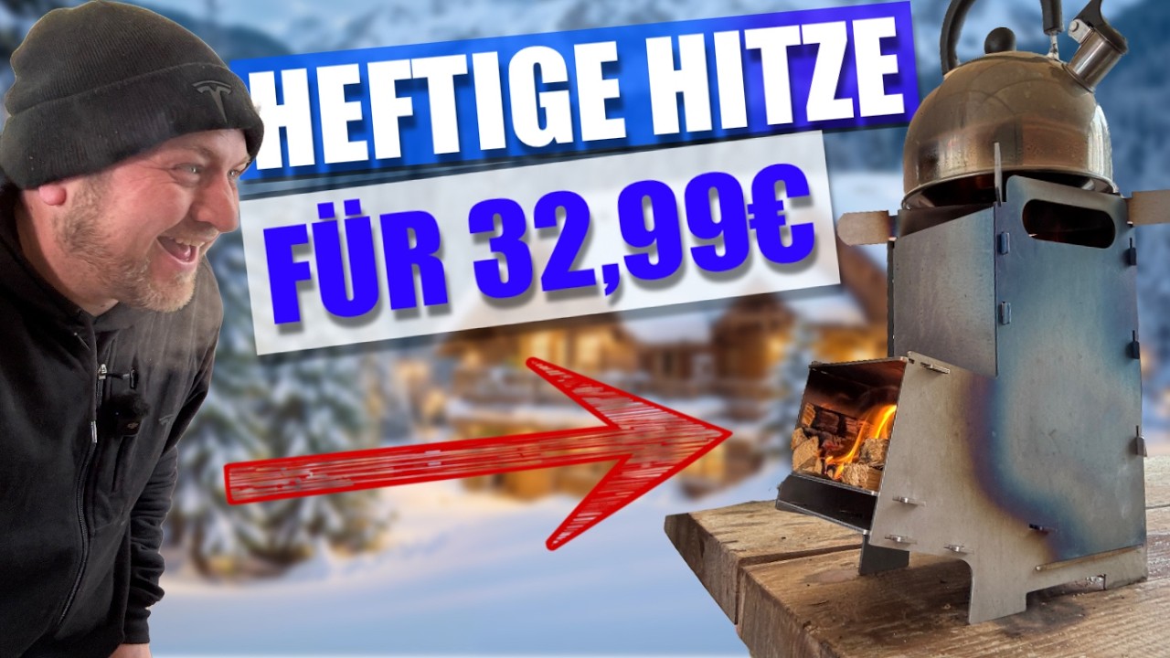 Faltbarer Raketenofen für rund 30€  Dutch Oven, Grill & Stockbrot! 🔥
