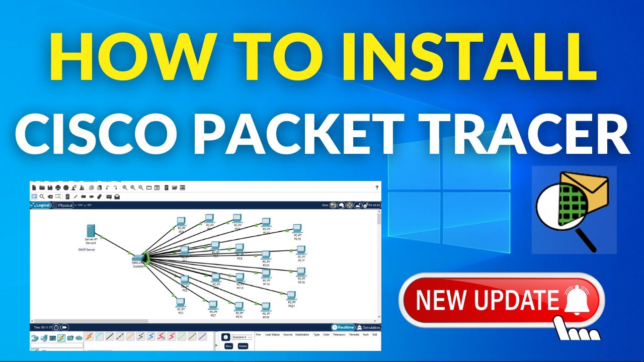 Как загрузить Cisco Packet Tracer для Windows 10/11 | Установить Cisco Packet Tracer для Windows ...