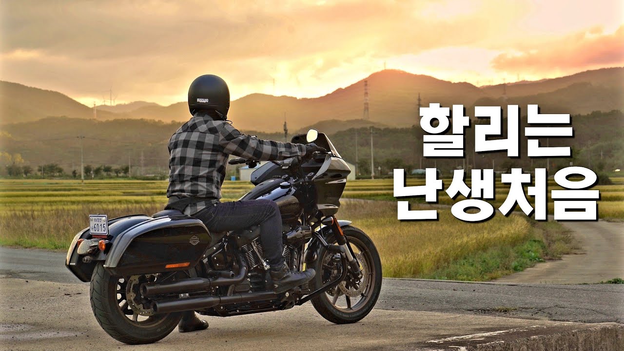 1923cc 인생 첫 할리데이비슨 여행 / 로우라이더 ST / 바이크 여행 / 경주 칼국수 맛집과 라이더 카페 / 4K화질