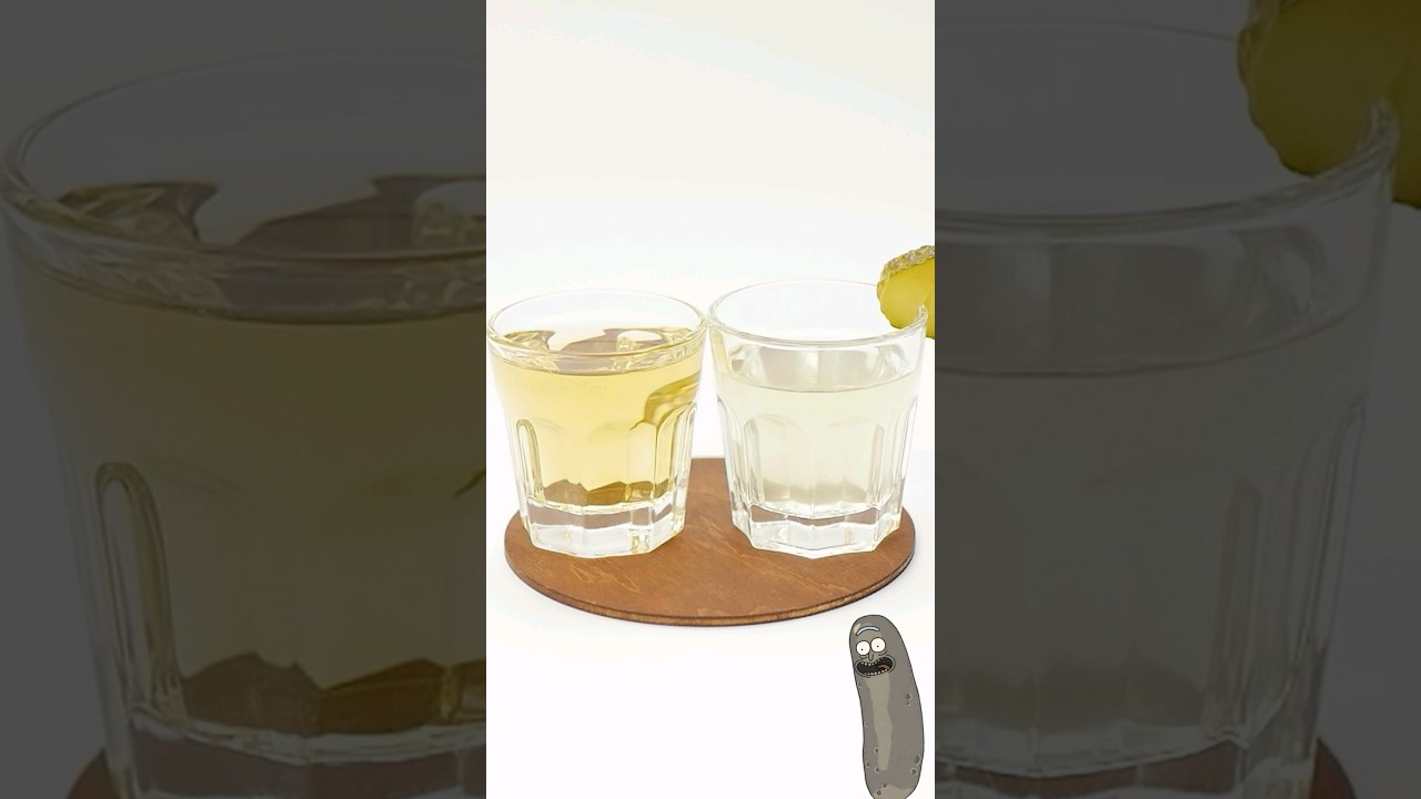 Простой шот с виски - Pickleback #shorts