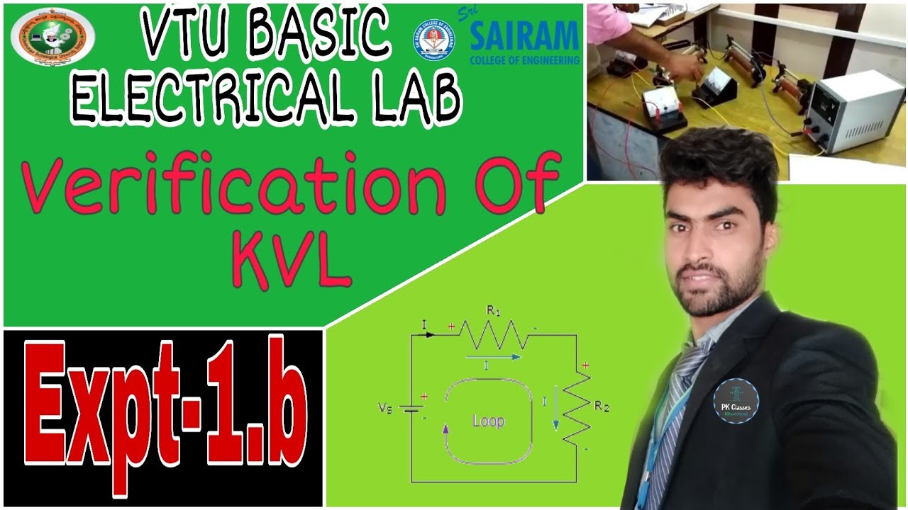 KVL I Kirchhoff's Voltage Law | VTU Basic Electrical Lab| 18ELEL17/27 | Experiment 1