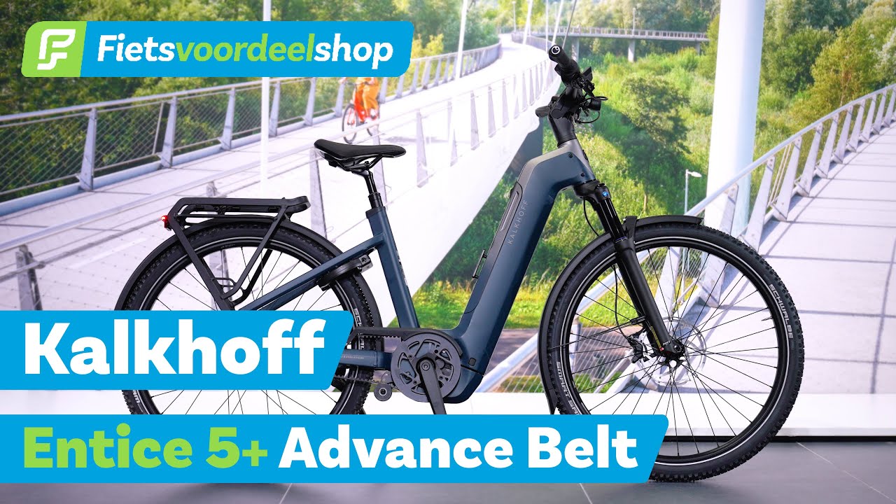 Kalkhoff Entice 5+ Advance Belt - Allroad E-bike voor Avontuurlijke tochten