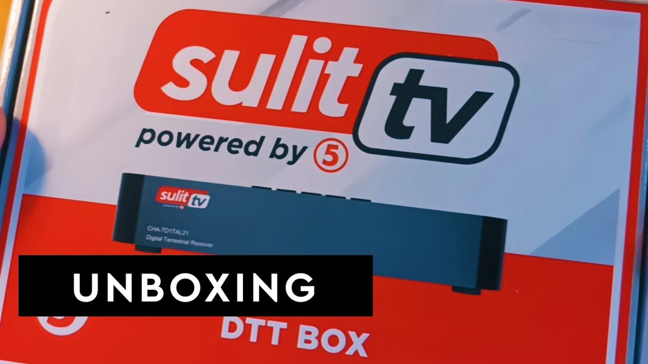 Sulit TV Unboxing TV5 Digital Box - Blackbox (GMA Affordabox, Baron, TVPlus Alternative) Digital TV