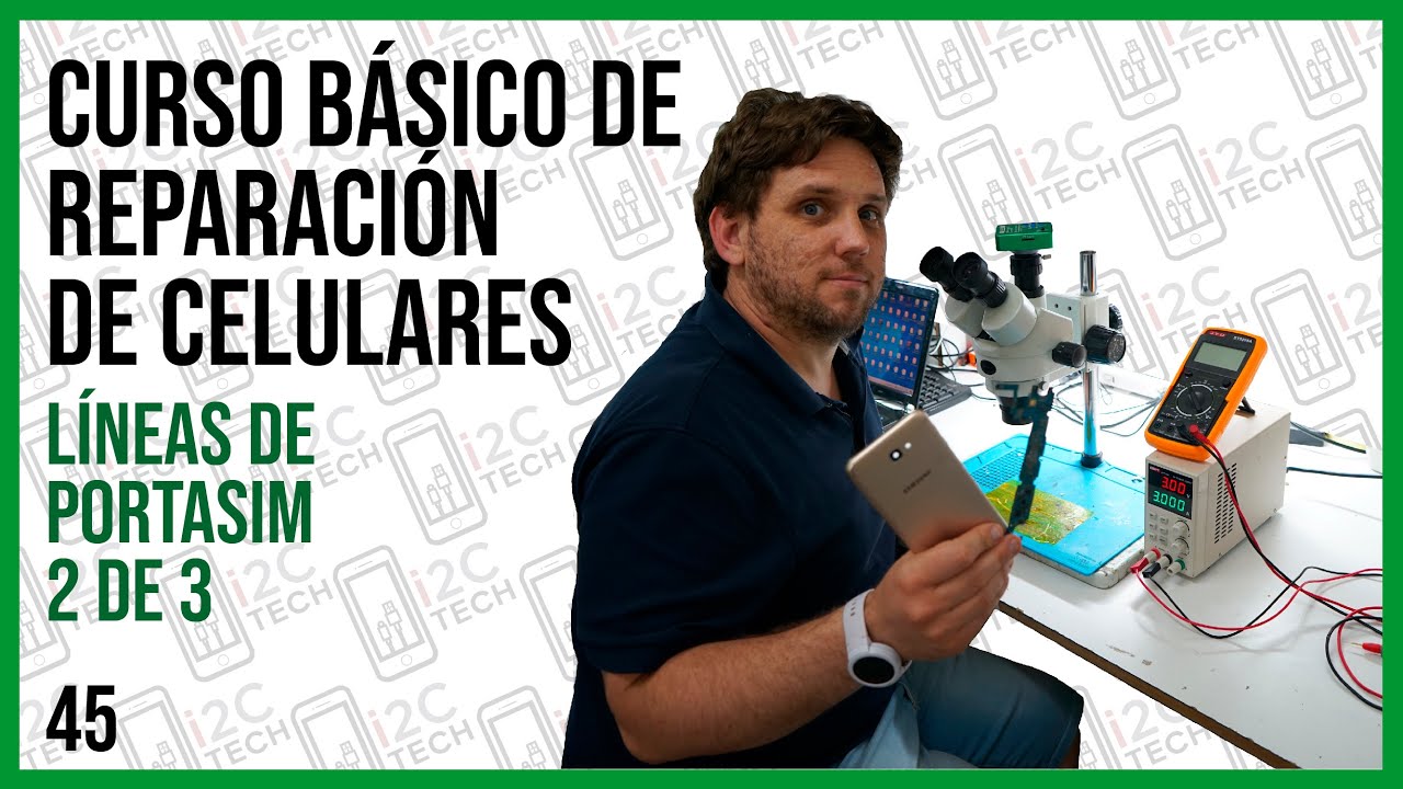#45 CURSO DE REPARACION DE CELULARES: Lineas de PORTASIM / Diagnóstico de PORTASIM  📡📱👌
