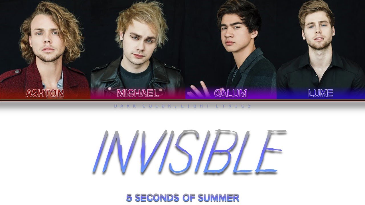 5 Seconds Of Summer 'Invisible' Lyrics [Color Coded ENG_ESP]
