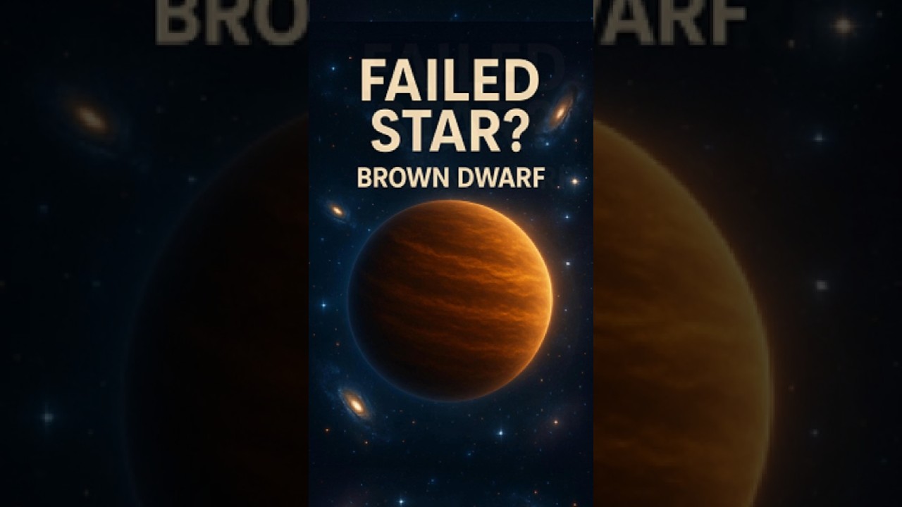 The Failed Stars in Our Universe 🌌 